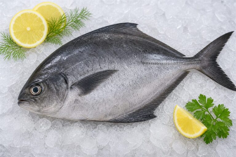 Black Pomfret — fresh seafood