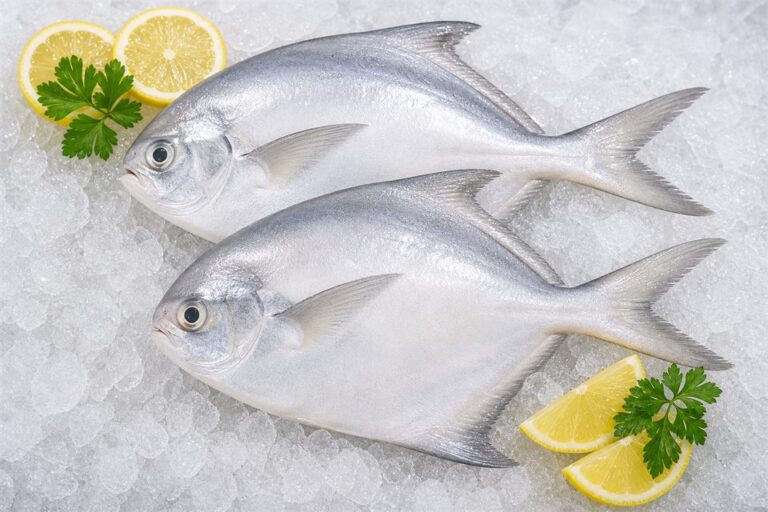 Silver Pomfret — fresh seafood