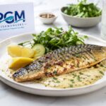 Grilled Mackerel with Mustard Sauce
