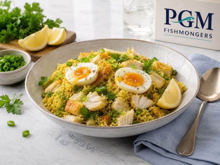 Classic Kedgeree — Spiced Rice with Flaked Fish